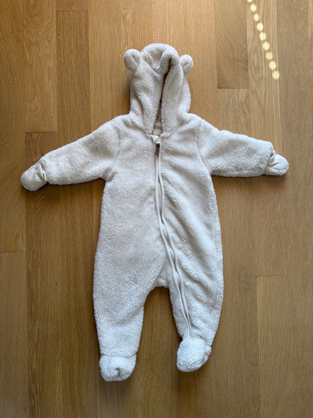 H&M Cream Sherpa Bunting - 6 Months